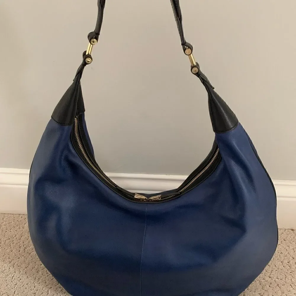 India Hicks - Isabella Hobo Bag - Blue - New